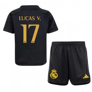 Real Madrid Lucas Vazquez #17 Rezervni Dres za Dječji 2023-24 Kratak Rukavima (+ kratke hlače)